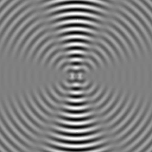 four oscillators in a row